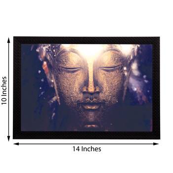 Peaceful Lord Buddha Satin Matt Texture UV Art Painting 2