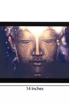 Peaceful Lord Buddha Satin Matt Texture UV Art Painting