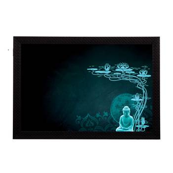 Neon Lord Buddha Satin Matt Texture UV Art Painting 1