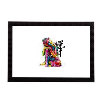 Colorful Lord Buddha Satin Matt Texture UV Art Painting 1