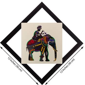 Elehant Ride Satin Matt Texture UV Art Painting 2