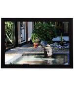 Garden View Satin Matt Texture UV Art Painting