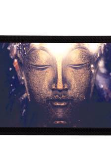 Golden Lord Buddha Satin Matt Texture UV Art Painting