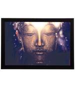 Golden Lord Buddha Satin Matt Texture UV Art Painting