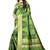 Green Woven Banarasi Saree With Blouse