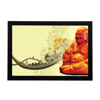 Laughing Buddha Satin Matt Texture UV Art Painting 1
