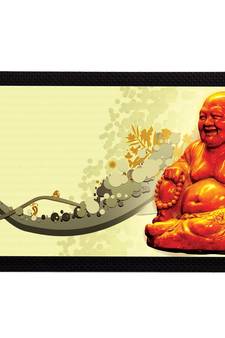 Laughing Buddha Satin Matt Texture UV Art Painting