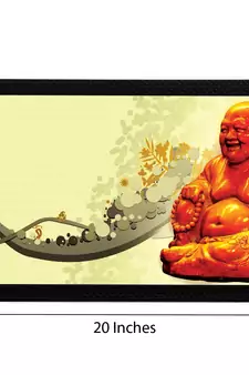 Laughing Buddha Satin Matt Texture UV Art Painting