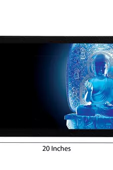 Neon Blue Lord Buddha Satin Matt Texture UV Art Painting