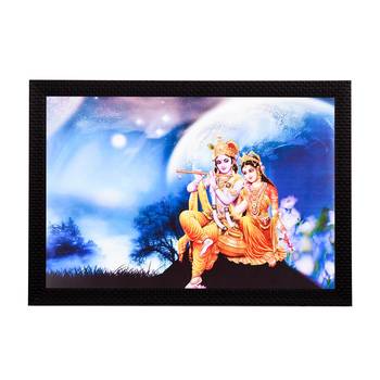 Radha Krishna Satin Matt Texture UV Art Painting 1