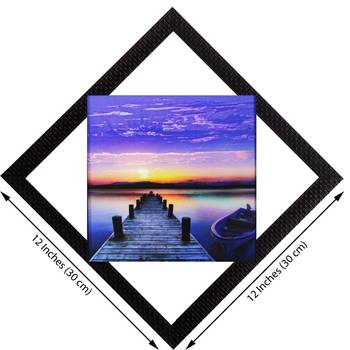 Sunset View Satin Matt Texture UV Art Painting 3