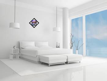 Sunset & Beach View Satin Matt Texture UV Art Painting 2