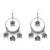Afghani Tribal Oxidized Bohemian Navratri Silver Jhumki Earrings For Women