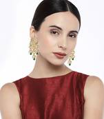 Traditional Kundan Pearl Earrings & For Women