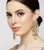 Traditional Kundan Pearl Earrings & For Women