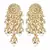 Traditional Gold Plated Kundan Pearl Earrings & For Women
