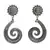 Navratri Oxidized Silver Earrings For Women