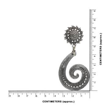 Navratri Oxidized Silver Earrings For Women 3