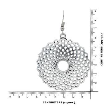 Bohemian Afghani Oxidized Silver Earrings For Women 3