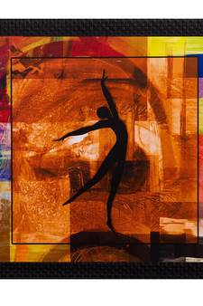 Dancing Lady Satin Matt Texture UV Art Painting