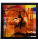 Dancing Lady Satin Matt Texture UV Art Painting