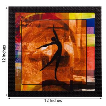 Dancing Lady Satin Matt Texture UV Art Painting 2