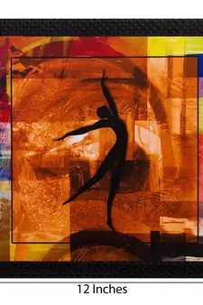 Dancing Lady Satin Matt Texture UV Art Painting