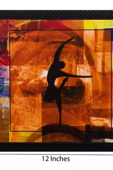 Dancing Lady Satin Matt Texture UV Art Painting