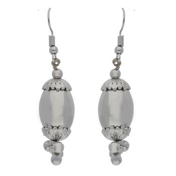 Oxidised Silver Plated Necklace Set With Earrings For Women 2