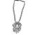 Oxidised Silver Plated Necklace Set With Earrings For Women