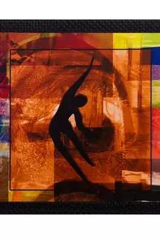 Dancing Lady Satin Matt Texture UV Art Painting