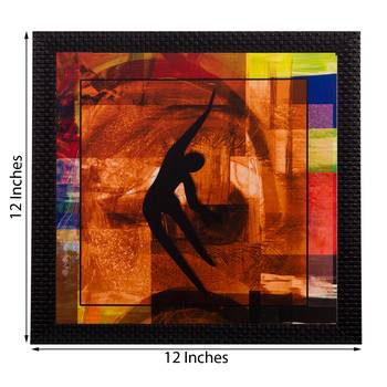 Dancing Lady Satin Matt Texture UV Art Painting 2