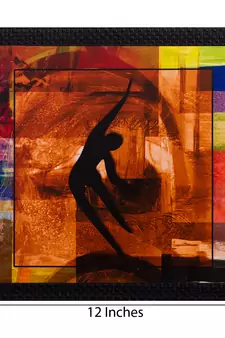 Dancing Lady Satin Matt Texture UV Art Painting