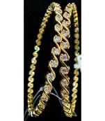 Designer White American Diamond Bangles