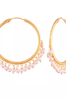 Pearl Chandbali Combo Earring For Women