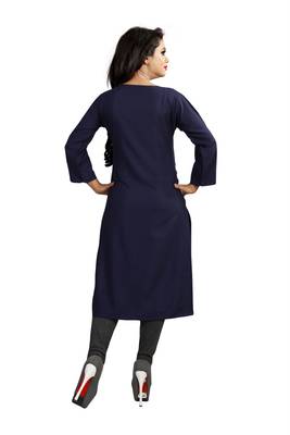 Multicolor printed crepe ethnic-kurtis 3