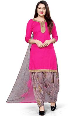 Beige digital print cotton salwar 3