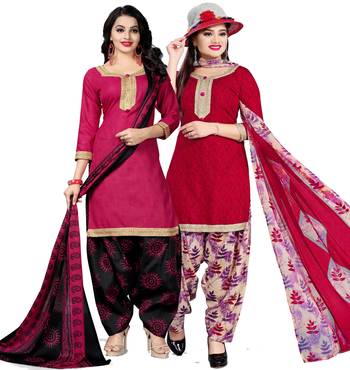 Pink digital print cotton salwar 1