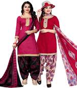 Pink digital print cotton salwar