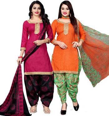 Pink digital print cotton salwar 1