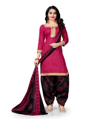 Pink digital print cotton salwar 2