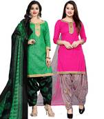 Green digital print cotton salwar