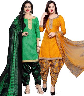Green digital print cotton salwar 1