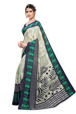 Multicolor Printed Georgette Saree With Blouse 2