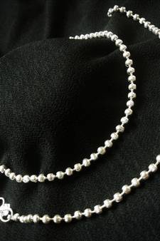 Silver anklets