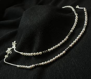 Silver anklets 1