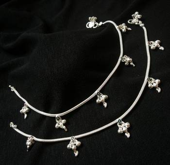 Silver anklets 1