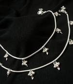 Silver anklets