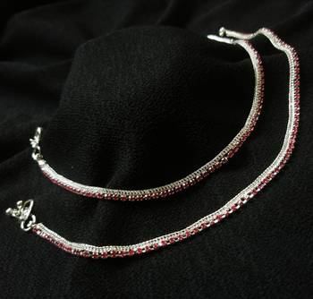 Silver anklets 1