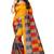 yellow Printed Bhagalpuri Silk Saree With Blouse